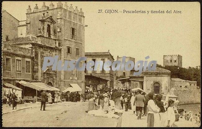 Pescaderias y tiendas de arte, gijón (asturias)