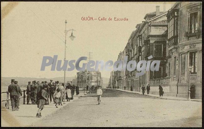 Calle de ezcurdia, gijón (asturias)