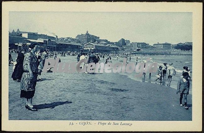 Playa de san lorenzo, gijón (asturias)