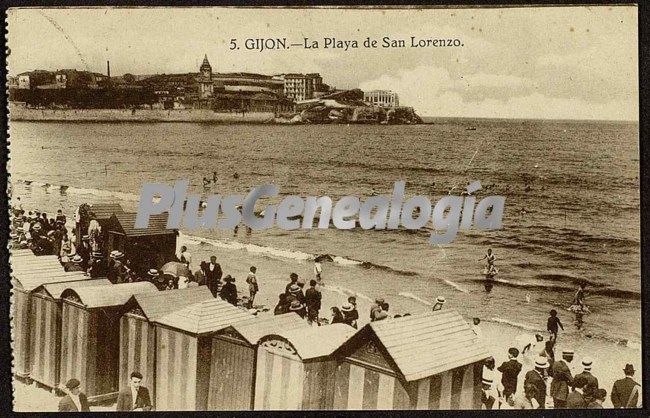 Playa de san lorenzo, gijón (asturias)