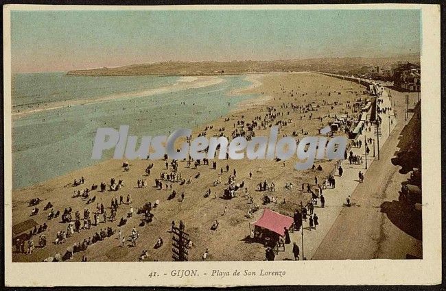 Playa de san lorenzo, gijón (asturias)