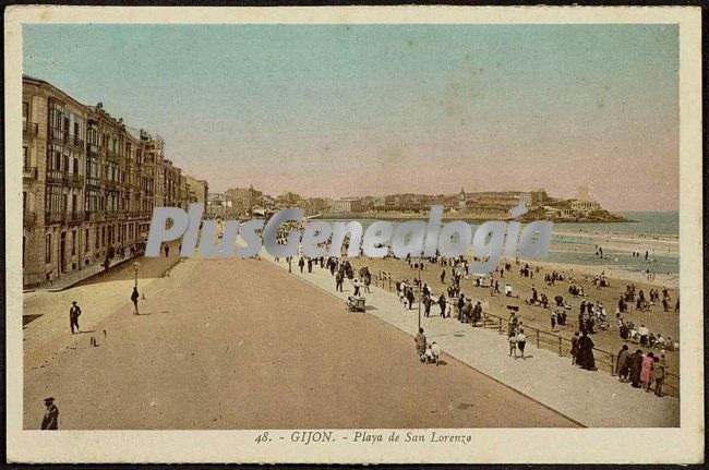 Playa de san lorenzo, gijón (asturias)