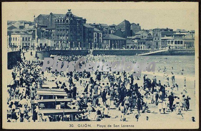 Playa de san lorenzo, gijón (asturias)