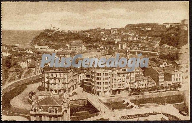 Vista panoramica, luarca (asturias)