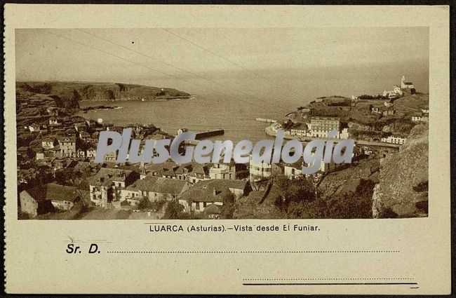 Vista desde el funiar, luarca (asturias)