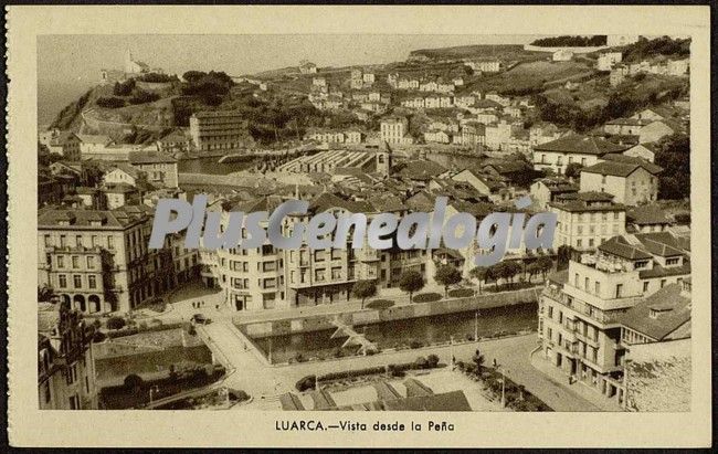 Vista desde la peña, luarca (asturias)