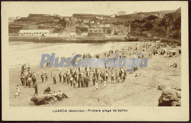 Primera playa de baños, luarca (asturias)
