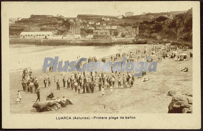 Primera playa de baños, luarca (asturias)