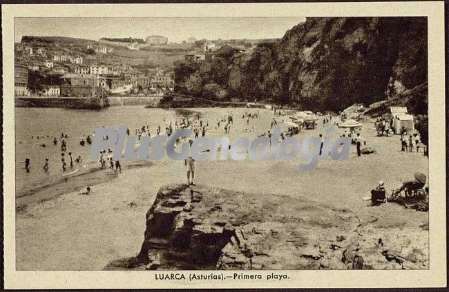 Primera playa de baños, luarca (asturias)
