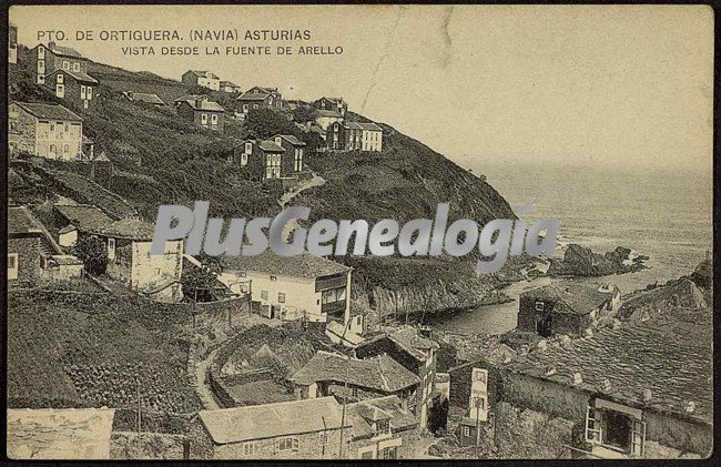 Pto. de ortiguera visto desde la fuente de arello, navía (asturias))