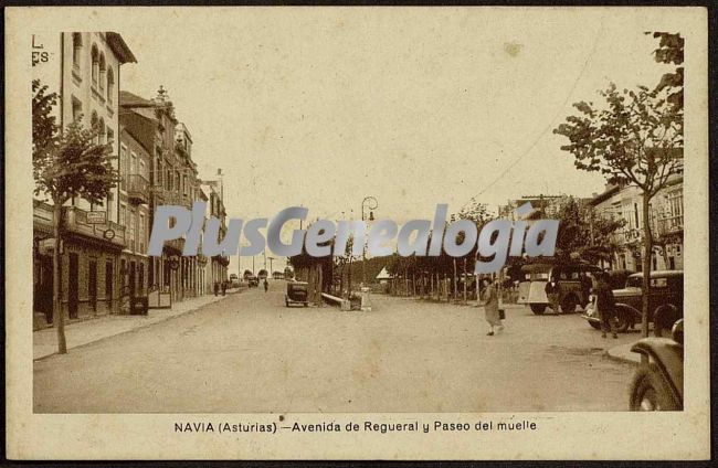 Avda. de regueral y paseo del muelle, navía (asturias)