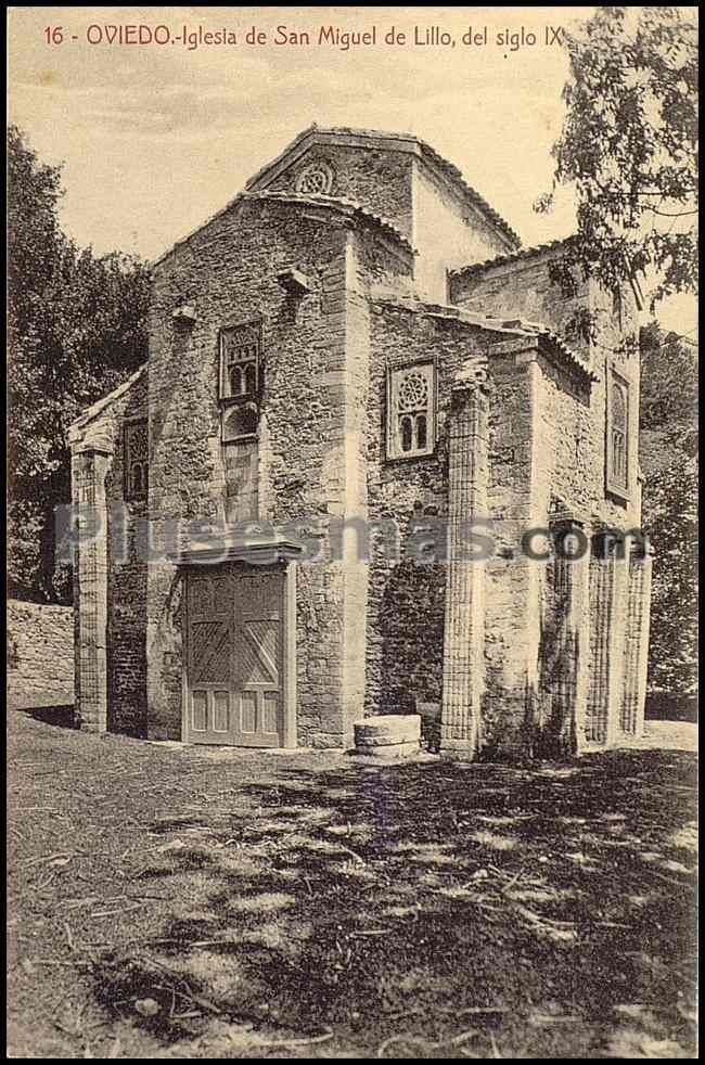 Iglesia de san miguel de lillo del siglo ix en oviedo (asturias)