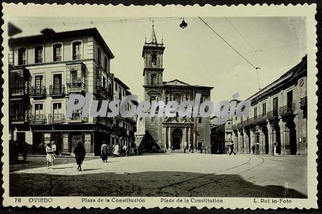 Plaza de la constitución, oviedo (asturias)