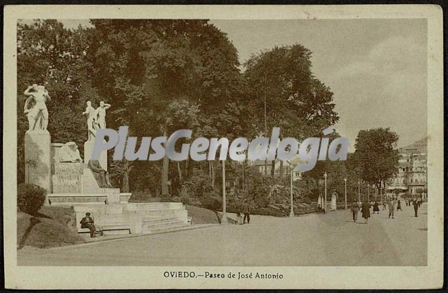 Paseo de josé antonio, oviedo (asturias)