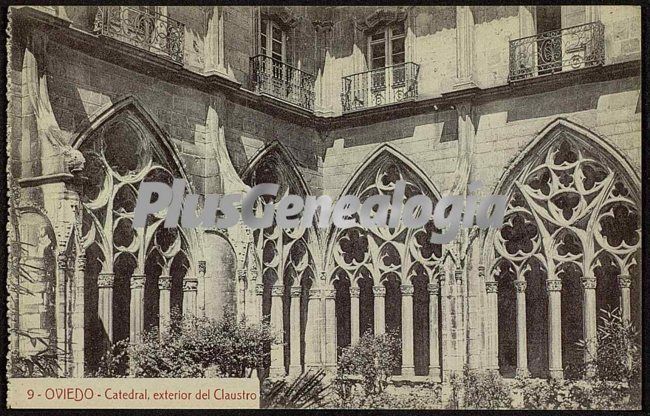 Catedral, exterior del caustro, oviedo (asturias)