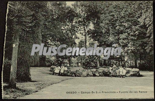 Campo san francisco. fuente de las ranas, oviedo (asturias)