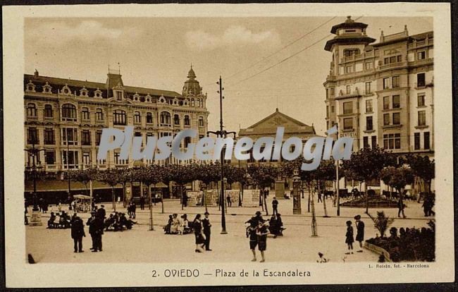 Plaza de la escandalera, oviedo (asturias)