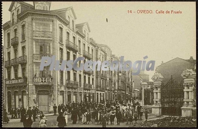 Calle de fruela, oviedo (asturias)