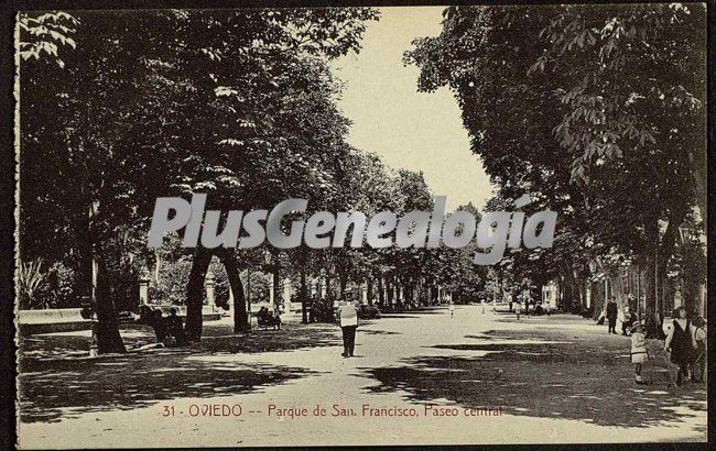 Parque de san francisco, oviedo (asturias)