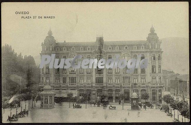 Plaza del 27 de marzo, oviedo (asturias)