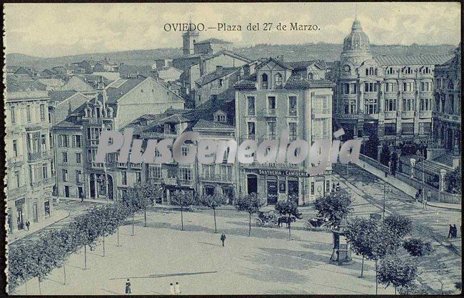 Plaza del 27 de marzo, oviedo (asturias)