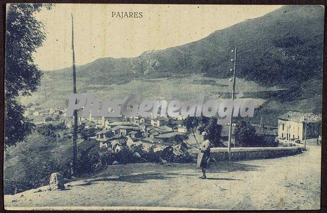 Vista del pueblo de pajares, (asturias)