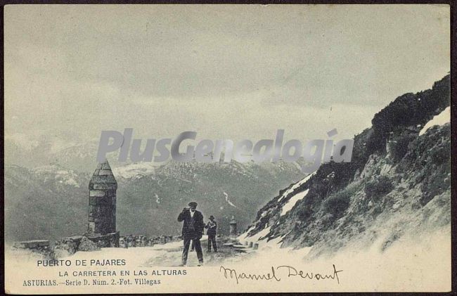 Puerto de pajares-carretera en las alturas, pajares (asturias)