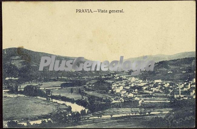 Vista general, san esteban de pravia (asturias)