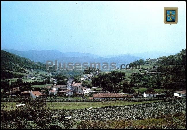 Vista panorámica de soto de luiña (asturias)