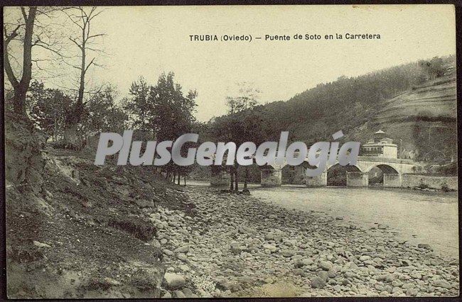 Puente de soto en la carretera, trubia (asturias)