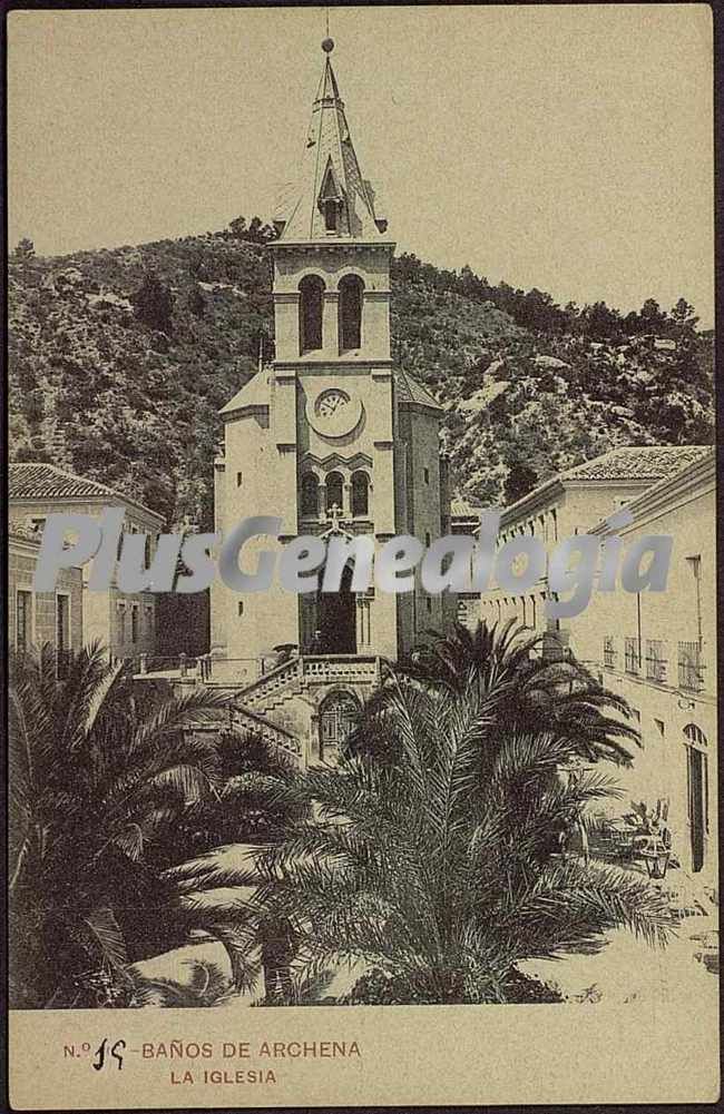 Balneario de archena. la iglesia archena (murcia)