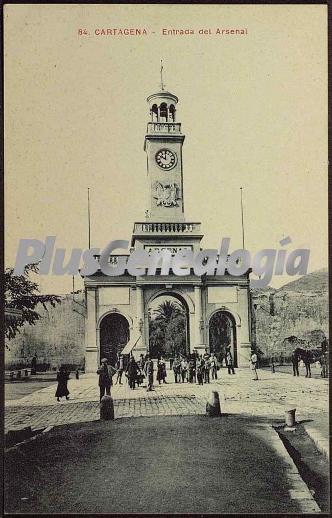 Entrada del arsenal. cartagena (murcia)