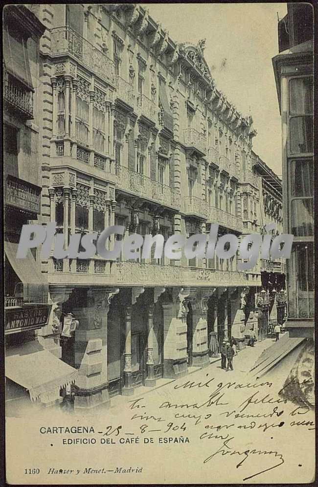 Edificio del café de españa. cartagena (murcia)