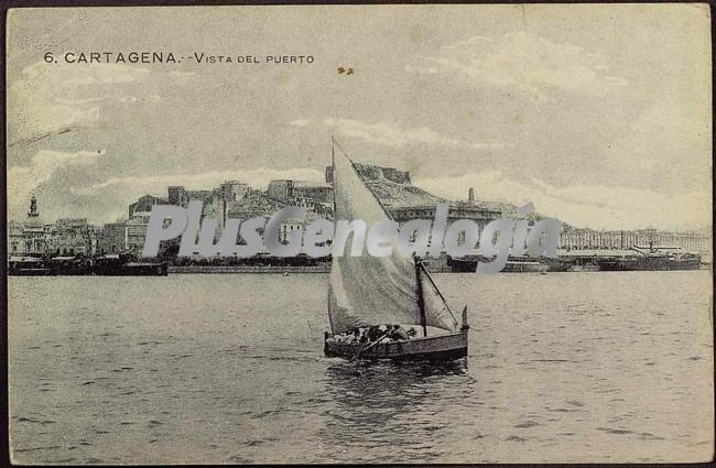 Vista del puerto. cartagena (murcia)