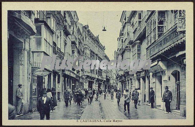 Calle mayor. cartagena (murcia)