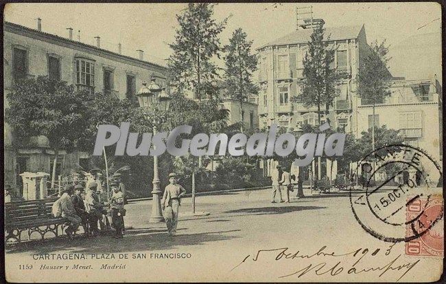 Plaza de san francisco, cartagena (murcia)