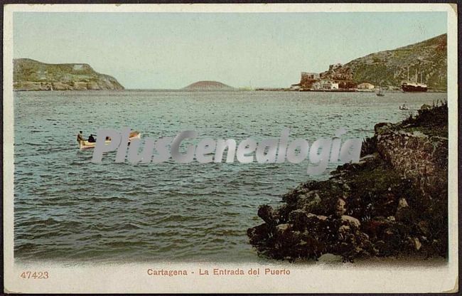 La entrada del puerto, cartagena (murcia)