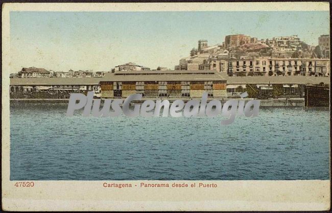 Panorama desde el puerto, cartagena (murcia)
