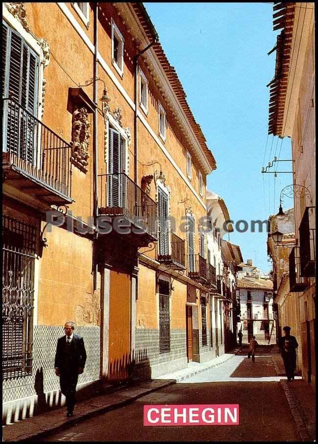 Calle de calvo sotelo en cehegin (murcia)