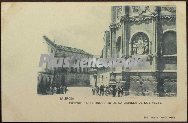 Exterior no cocluido de la capilla de los velez, murcia