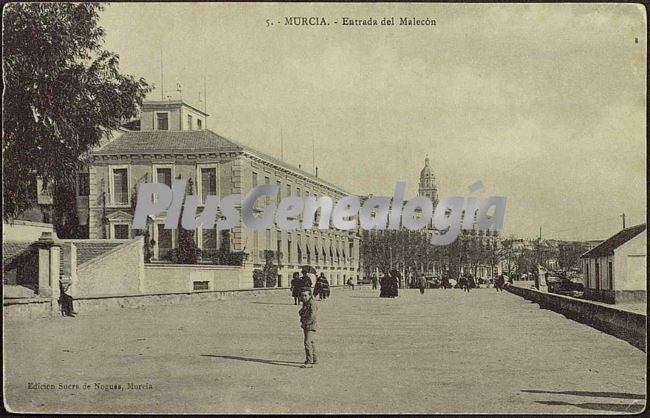 Entrada del malecón, murcia