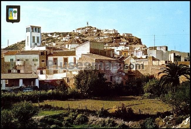 Vista de la parte antigua de puerto lumbreras (murcia)