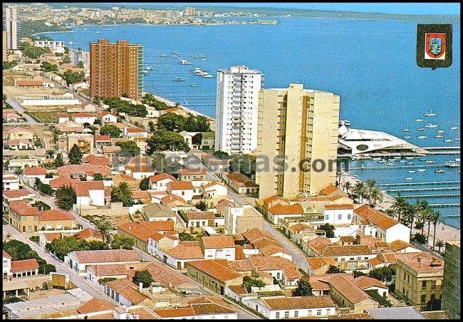 Vista aérea de santiago de la ribera (murcia)