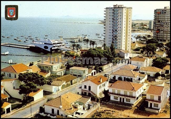 Vista aérea de santiago de la ribera (murcia)