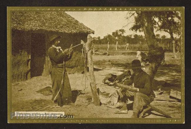 Foto antigua de COSTUMBRISTAS ARGENTINAS