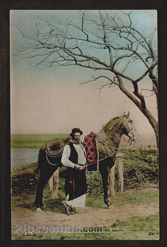 Foto antigua de COSTUMBRISTAS ARGENTINAS