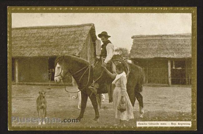 Foto antigua de COSTUMBRISTAS ARGENTINAS