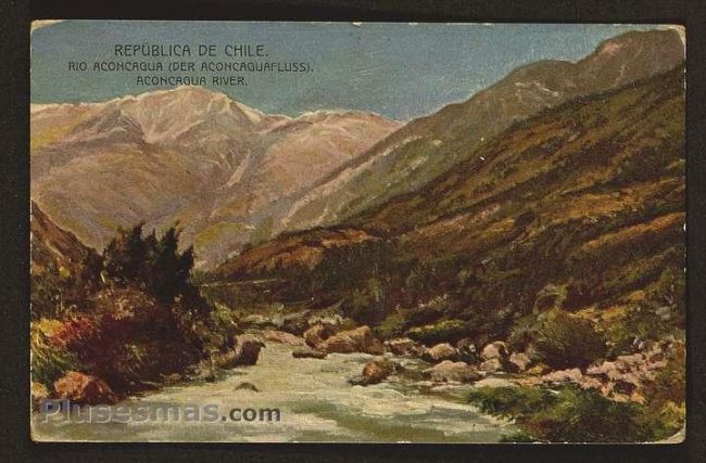 Foto antigua de CORDILLERA DE LOS ANDES CHILE