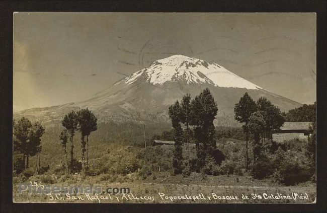 Foto antigua de POPOCATEPETL