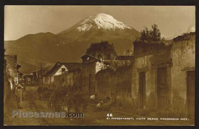 Foto antigua de POPOCATEPETL